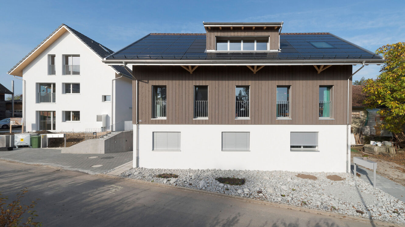 Mehrfamilienhaus aus Massivholzbau in Hombrechtikon