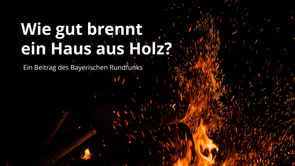 Holzhaus Brandschutz Test