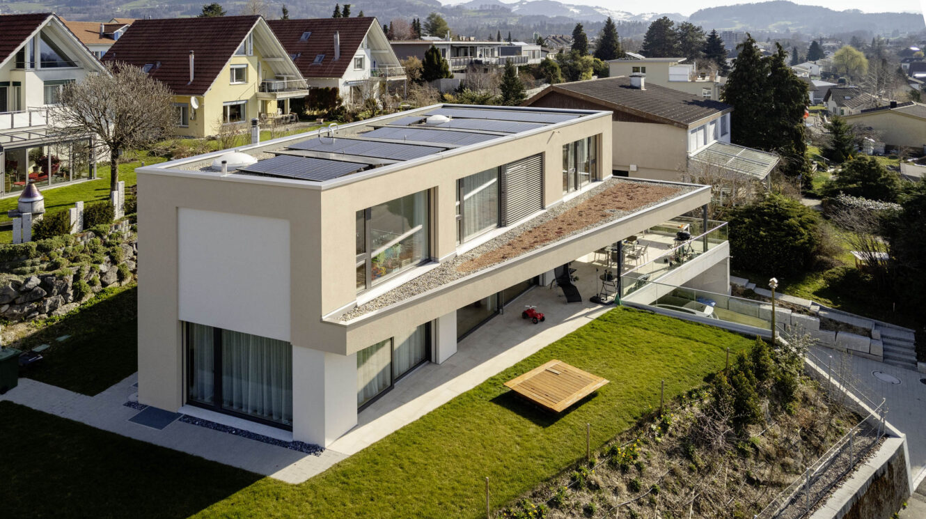 Minergie A Einfamilienhaus Tann 03