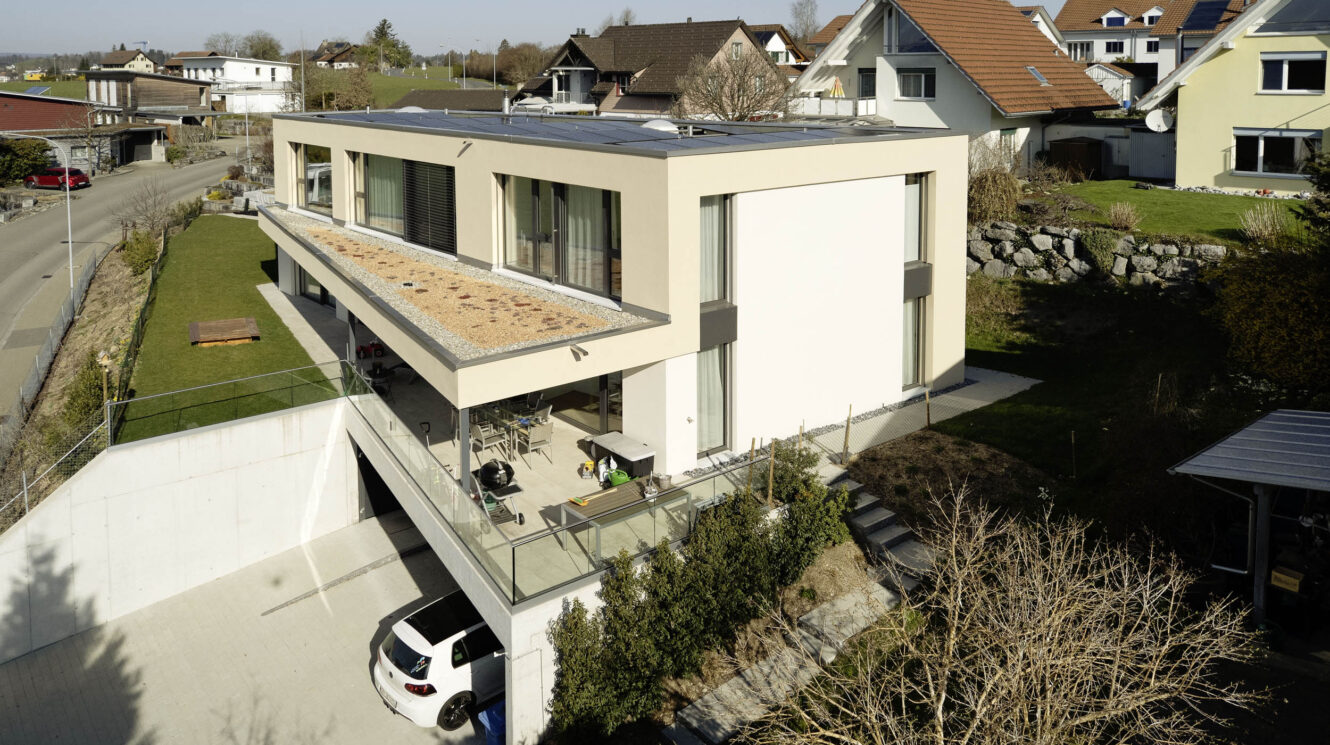 Minergie A Einfamilienhaus Tann 08